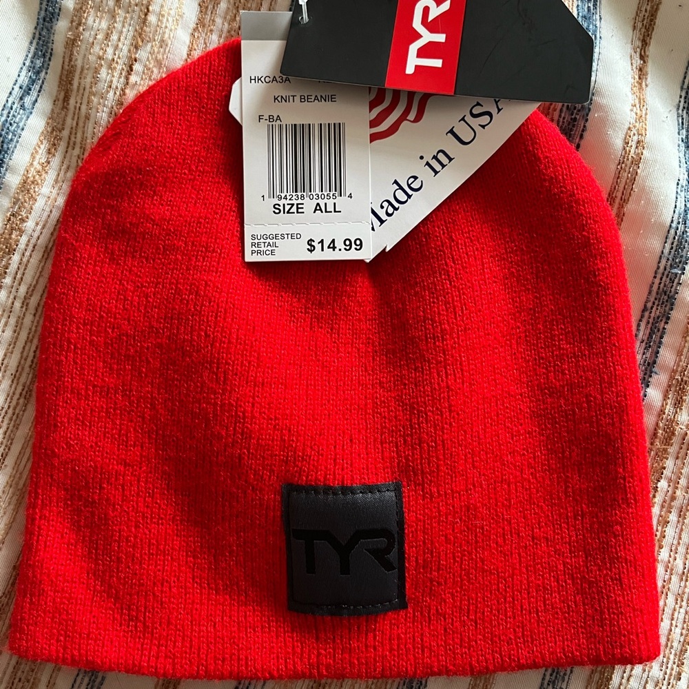 NWT TYR knit beanie